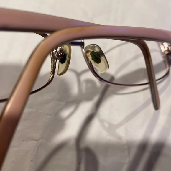 VERSACE GLASSES 🤓 light pink sides rose pink metal frame only made in Italy
